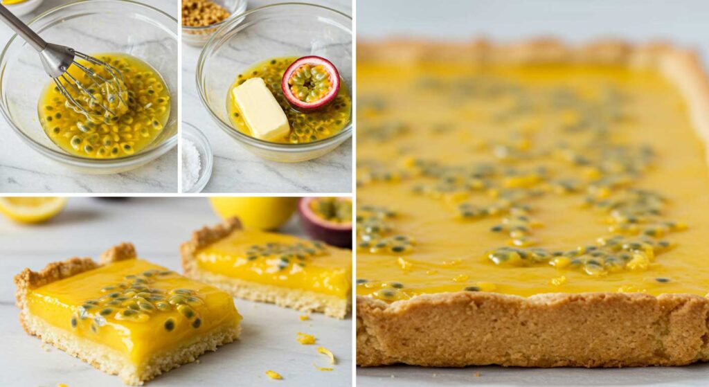 Passion Fruit Lemon Bars Recipe