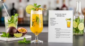 Passion Fruit Mocktail Recipe